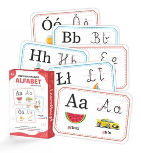 LearnHow Fiszki - Alfabet 32 karty - Edukacja przedszkolna - miniaturka - grafika 1