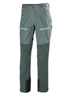 Spodnie sportowe damskie - Helly Hansen Spodnie funkcyjne "Verglas Tur" - Regular fit - w kolorze zielonym - miniaturka - grafika 1