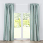Zasłony - Zasłona BASIC na taśmie marszczącej 130x280 cm miętowy 1szt. - miniaturka - grafika 1