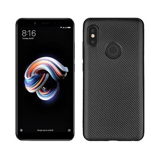 Etui Carbon Fiber Xiaomi 6X/A2 czarny /black - Etui i futerały do telefonów - miniaturka - grafika 1
