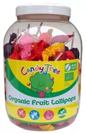 Gumy do żucia, lizaki, dropsy - Candy Tree LIZAKI OKRĄGŁE MIX BEZGLUTENOWE BIO 84 x 10 g (SŁOIK) - - miniaturka - grafika 1