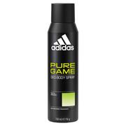 Dezodoranty i antyperspiranty męskie - Adidas Pure Game dezodorant spray 150ml - miniaturka - grafika 1