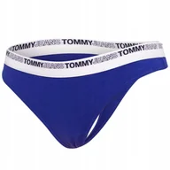 Majtki damskie - TOMMY HILFIGER STRINGI DAMSKIE KOBALTOWE r.M - miniaturka - grafika 1