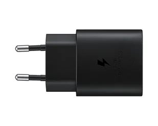 Samsung EP-TA800NBEG adapter zasilający/ inwentor Wewnątrz/Na wolnym powietrzu 25 W Czarny - Adaptery i przejściówki - miniaturka - grafika 1