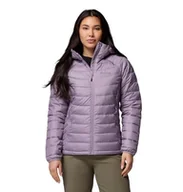 Kurtki damskie - Columbia Damska kurtka z kapturem Powder Lite 2, kurtka puchowa z kapturem, Shale Purple, S - miniaturka - grafika 1