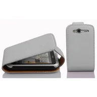 Etui i futerały do telefonów - Etui Cadorabo do HTC Wildfire S w kolorze MAGNESIUM WHITE etui na telefon komórkowy z klapką wykonane z teksturowanej sztucznej skóry pokrowiec ochronny etui z klapką w stylu książki - miniaturka - grafika 1
