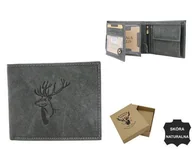 Portfele - Portfel męski skórzany N992-CHM DEER BROWN - miniaturka - grafika 1