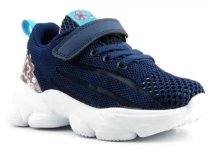 Buty dziecięce sportowe, adidasy American Club ES 24/21, granatowe - AMERICAN CLUB - Buty dla dziewczynek - miniaturka - grafika 1