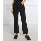 Spodnie damskie - BOSS BLACK Jeansy STRAIGHT CROP 4.0 | Straight fit - miniaturka - grafika 1