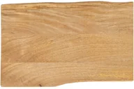 Stoły - vidaXL Blat stołu, 50x40x2,5 cm, naturalna krawędź, lite drewno mango - miniaturka - grafika 1