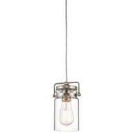 Lampy sufitowe - Kichler Zwis Vintage 1pł BRINLEY KL/BRINLEY/MP NI ELSKL/BRINLEY/MP NI - miniaturka - grafika 1