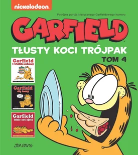 Garfield T.4 Tłusty koci trójpak - Komiksy dla dzieci - miniaturka - grafika 1