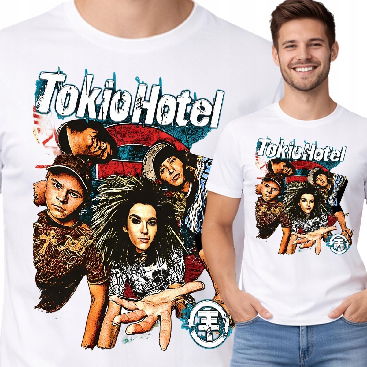 Koszulka Tokio Hotel Męska T-Shirt Prezent Premium XXL P424