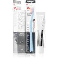 Pasty do zębów - Swissdent Gentle Whitening zestaw Pasta wybielająca 50 ml + Szczoteczka do zębów Profi Gentle Extra Soft 1 szt Light Blue unisex - miniaturka - grafika 1