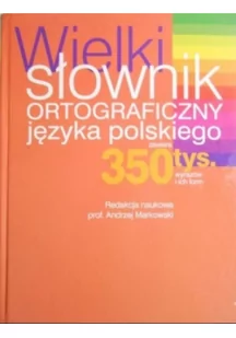 Wielki słownik ortograficzny języka polskiego - Słowniki języka polskiego - miniaturka - grafika 1