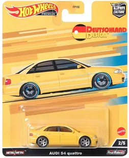 Hot Wheels Premium Audi S4 Quattro - Samochody i pojazdy dla dzieci - miniaturka - grafika 1
