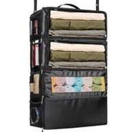 Akcesoria podróżnicze - Torba Ogranizer Wiszący Podróżny 60X23X37Cm Czarny - miniaturka - grafika 1