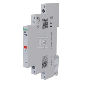 Lampka kontrolna zasilania LK-701R 1/3S 230V 1xLED czerwona - Inne akcesoria elektryczne - miniaturka - grafika 1