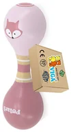 Zabawki sensoryczne - Drewniana Zabawka Montessori MARAKASY DLA DZIECI grzechotka dla niemowląt Viga 0+ montessori - miniaturka - grafika 1