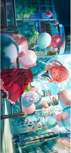 Plakat Anime Kanojo, Okarishimasu KO_023 A3 Custom Manga