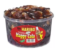 Żelki - Haribo, żelki o smaku cola Happy Cola, 150 sztuk - miniaturka - grafika 1