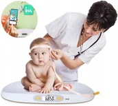 Wagi dla niemowląt - WAGA ELEKTRONICZNA DLA NIEMOWLĄT DZIECI DOKŁADNA APLIKACJA MIARA DO 25 KG - miniaturka - grafika 1