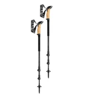 Kije trekkingowe - Leki Black Series Carbon Trekking Poles, czarny 100-135cm 2022 Kijki 65221601 - miniaturka - grafika 1