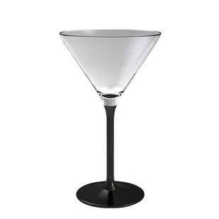 Kieliszek do martini 260 ml czarna nóżka - Kieliszki - miniaturka - grafika 1