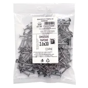 Gwoździe - Gwoździe papowe czarne 3x30 - miniaturka - grafika 1