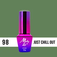 Lakiery hybrydowe - Molly Lac Lakier hybrydowy MollyLac Rest and Relax Just Chill Out 10 g Nr 98 - miniaturka - grafika 1