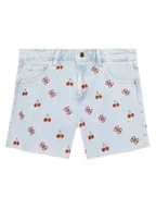 Spodenki damskie - Guess Szorty jeansowe J5GD10 D45E0 Kolorowy Regular Fit - miniaturka - grafika 1