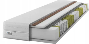 Materac 90x200 Kokos H3 H4 7 stref sprężynowy - Materace - miniaturka - grafika 1