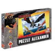 Puzzle - Alexander Puzzle Maxi Jak wytresować smoka 2 Lot nad ALEX - miniaturka - grafika 1