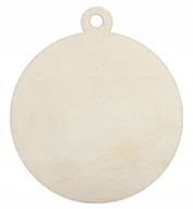 Bombki - BOMBKA zawieszka BOMBKI sklejka Decoupage 10cm - miniaturka - grafika 1