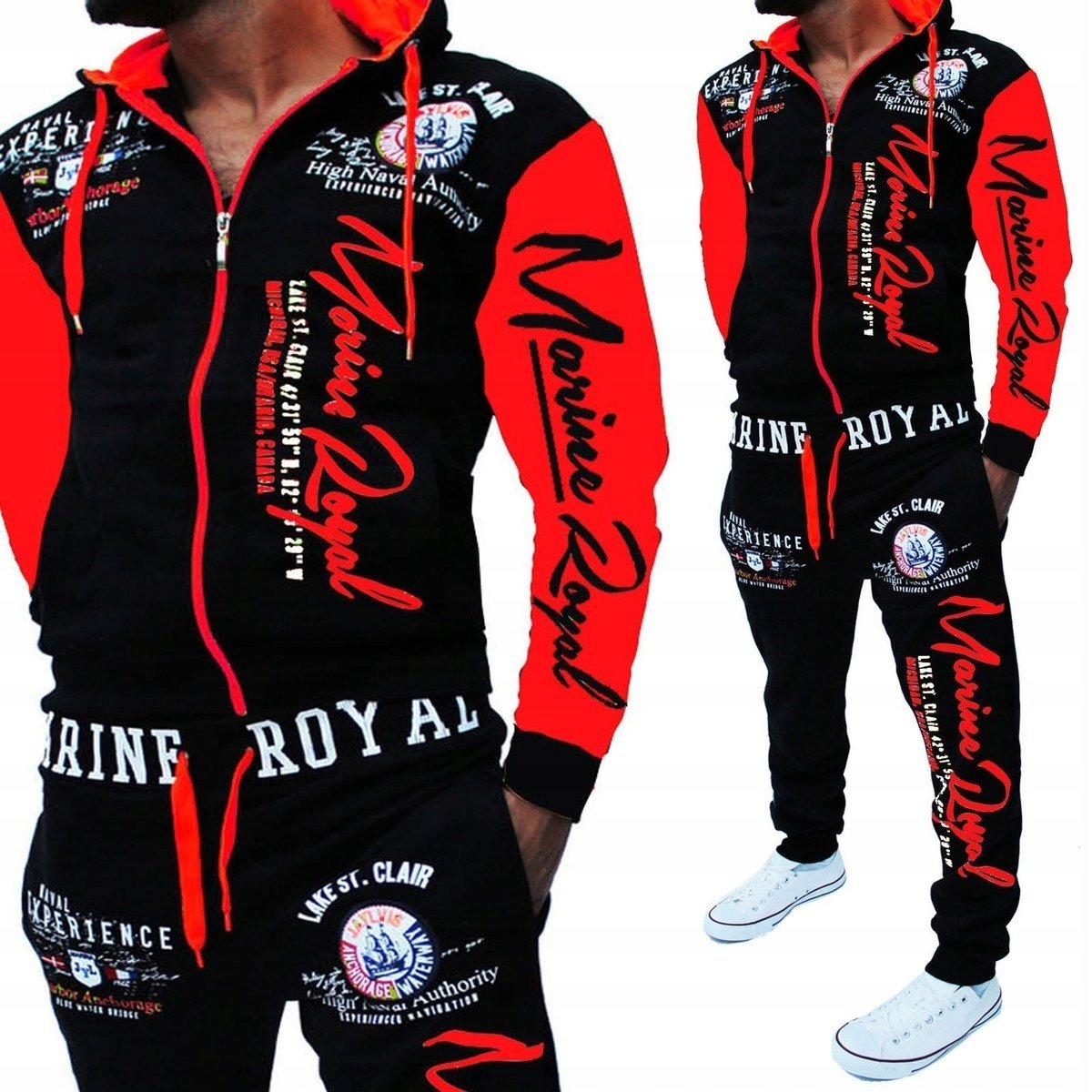 KOMPLET DRESOWY DRES SPODNIE BLUZA S-3XL ZOGA