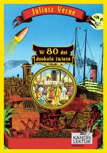 Siedmioróg Juliusz Verne W 80 dni dookoła świata - Lektury szkoła podstawowa - miniaturka - grafika 1