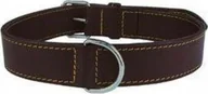 Obroże dla psów - Zolux LEATHER LINED COLLAR 40MM BRN - miniaturka - grafika 1
