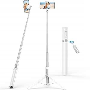 Biały Selfie Stick Tripod Syncwire SW1053 1,57,5cm z pilotem Bluetooth