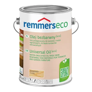 REMMERS Olej do tarasów i mebli 0,75l Eco Bezbarwny - Farby i impregnaty do drewna - miniaturka - grafika 1