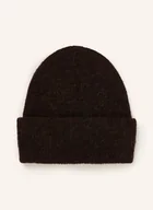 Czapki damskie - Samsøe Samsøe Czapka Nor Z Dodatkiem Alpaki braun - miniaturka - grafika 1