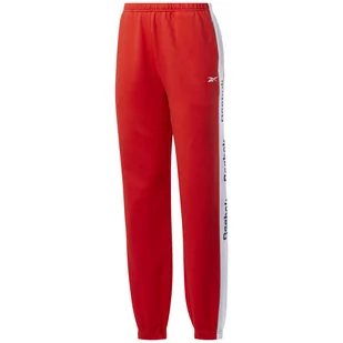Reebok, Spodnie damskie, Te Linear Logo Fl P FT0905, czerwony, rozmiar M - Spodnie damskie - miniaturka - grafika 1