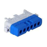 Inne akcesoria elektryczne - Zacisk ochronny na szynę TH35, 6x1,5-16mm2, LPI-6N - miniaturka - grafika 1