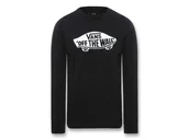 Bluzy damskie - BLUZA Long sleeve czarno biała VANS VN00059JY281 L - Vans - miniaturka - grafika 1