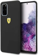 Etui i futerały do telefonów - Ferrari Hardcase FESSIHCS67BK S20+ G985 czarny/black Silicone - miniaturka - grafika 1