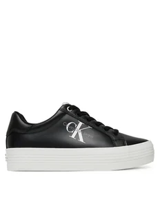 Calvin Klein Jeans Tenisówki YW0YW00847 Czarny - Trampki damskie - miniaturka - grafika 1