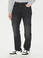 Spodnie męskie - Mustang Jeansy Washington 1016334 Czarny Straight Fit - miniaturka - grafika 1