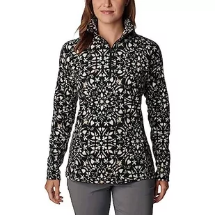 Columbia Damska bluza polarowa z zamkiem do połowy Glacial IV, czarna spolaryzowana, XL - Bluzy damskie - miniaturka - grafika 1