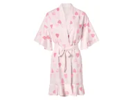 Szlafroki damskie - esmara® Kimono satynowe damskie (Różowy, XS (32/34)) - miniaturka - grafika 1