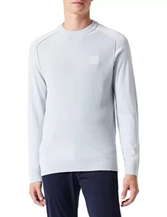 BOSS Kesom bluza męska z dzianiny, Light/Pastel Grey50, XL - Bluzy męskie - miniaturka - grafika 1