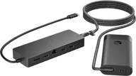 Stacje dokujące i replikatory portów - HP Zestaw uniwersalnego koncentratora USB-C i ładowarki do laptopów - miniaturka - grafika 1